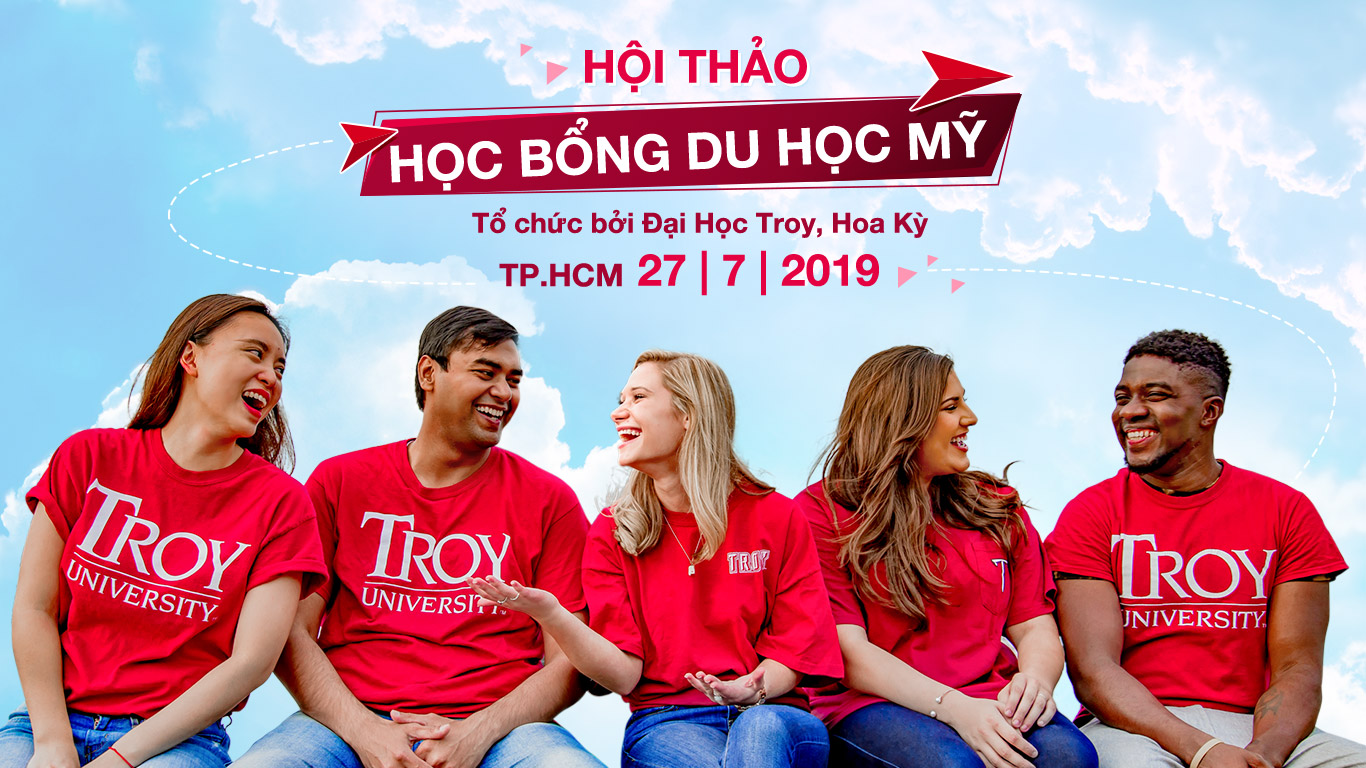 Hội Thảo Học Bổng Du Học Mỹ - Troy University