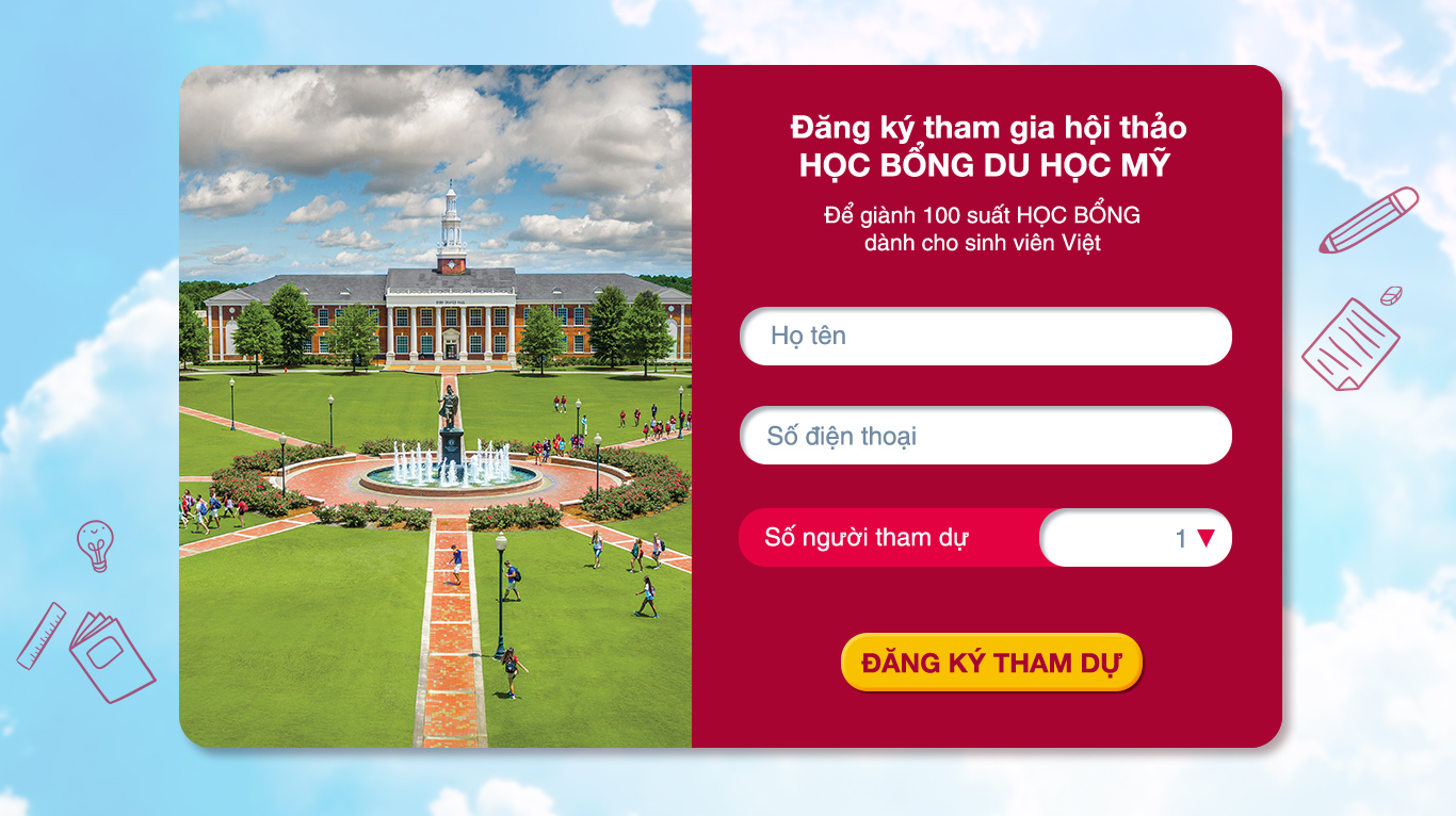 Hội Thảo Học Bổng Du Học Mỹ - Troy University